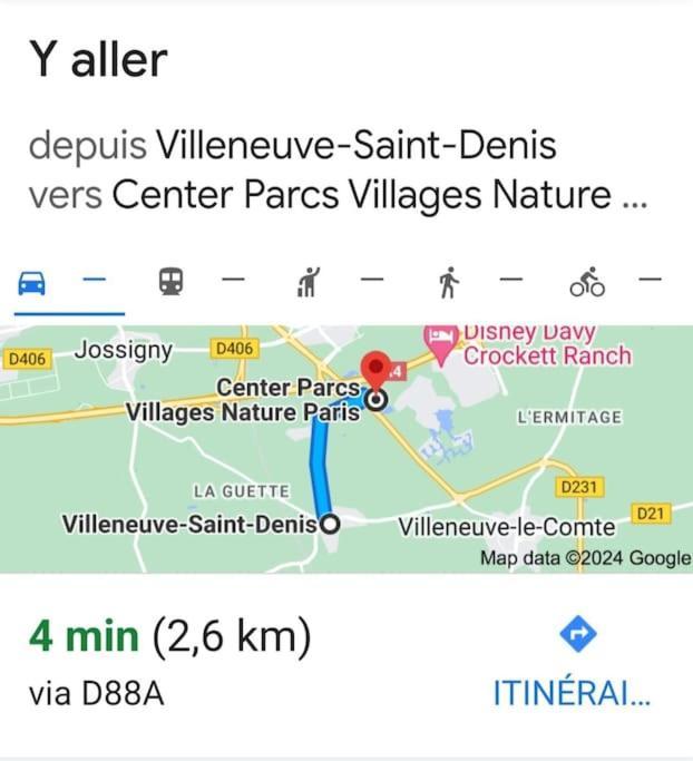 Charmant Appartement 2 Pieces Proche Disneyland Villeneuve-Saint-Denis المظهر الخارجي الصورة