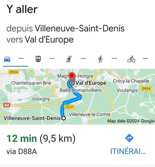 Charmant Appartement 2 Pieces Proche Disneyland Villeneuve-Saint-Denis المظهر الخارجي الصورة
